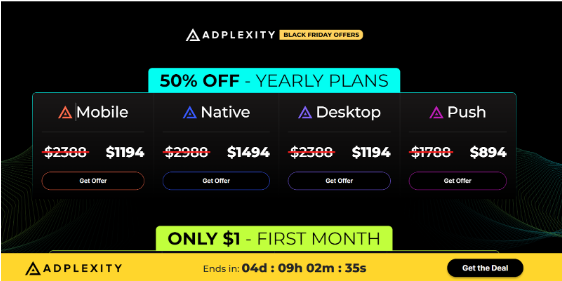 Adplexity Offer A Black Friday Deal