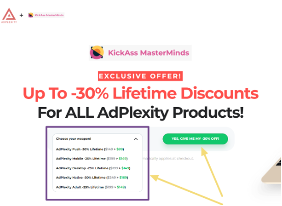 Choose The Adplexity Plan