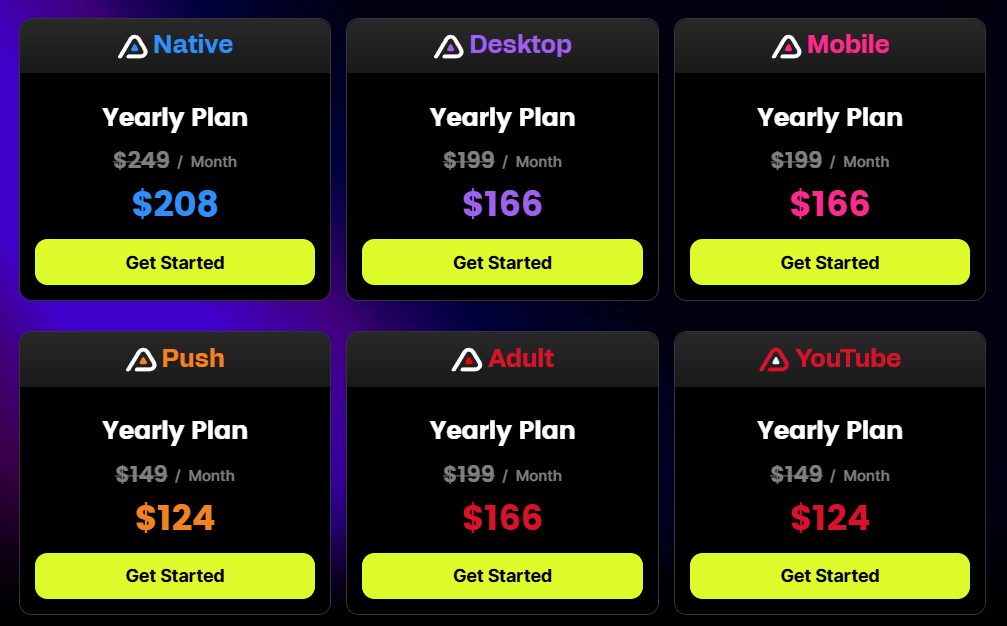 AdPlexity Plans Breakdown & Best Use Cases