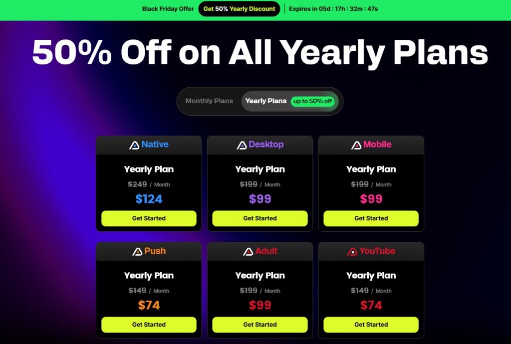 Adplexity Black Friday Offer Adplexity Black Friday Offer