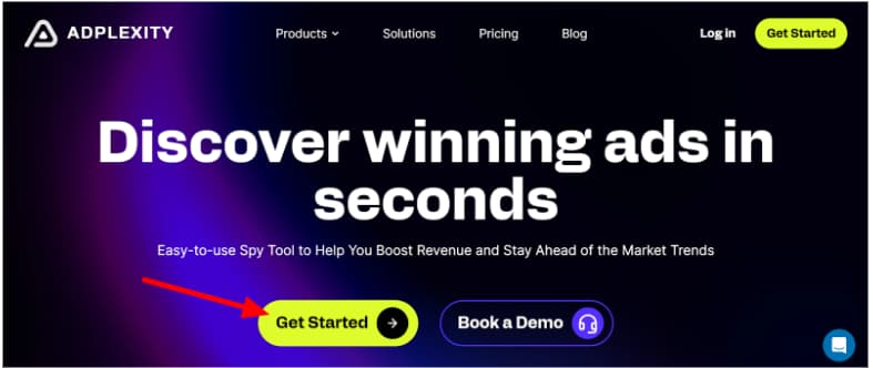 Click On Get Started
