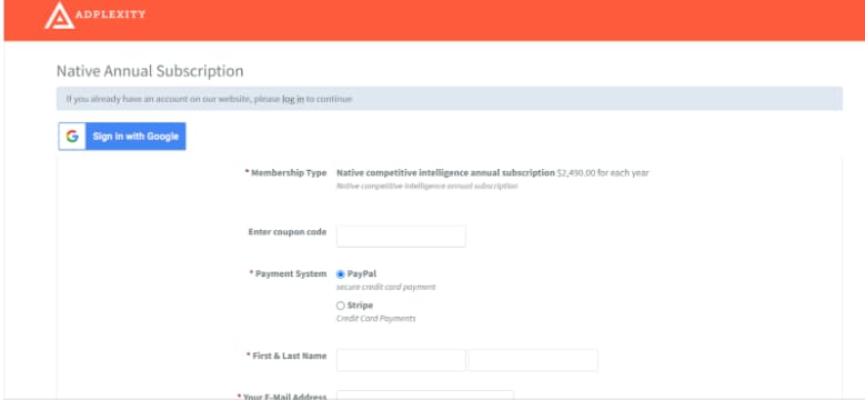 Fill The Required Details