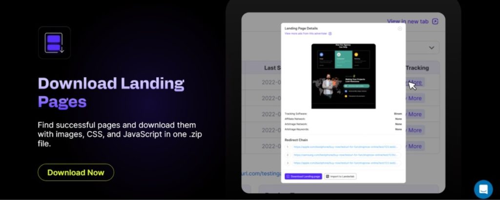 landing pages