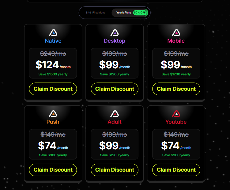 Choose Any Adplexity Product
