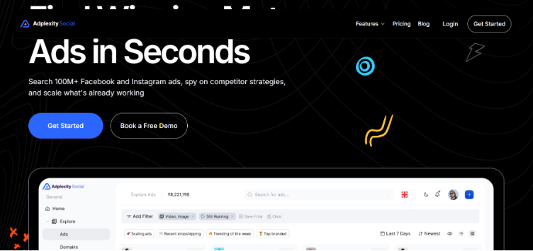 AdPlexity Social pricing page